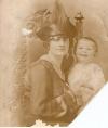 Helena with first child in Latrobe Pennsylvania late 1890's