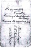 Carmen sent card to sister Antonia in 1919